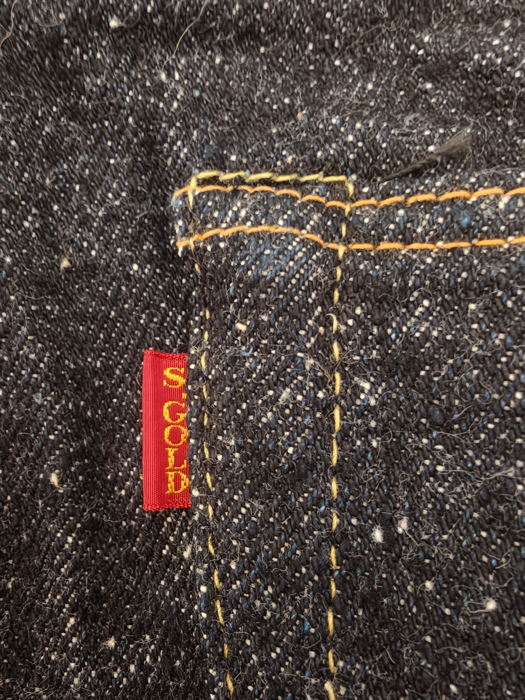 The Strike Gold “Keep Earth” 17oz Natural Indigo Selvedge Jeans – Classic Straight, One-Wash