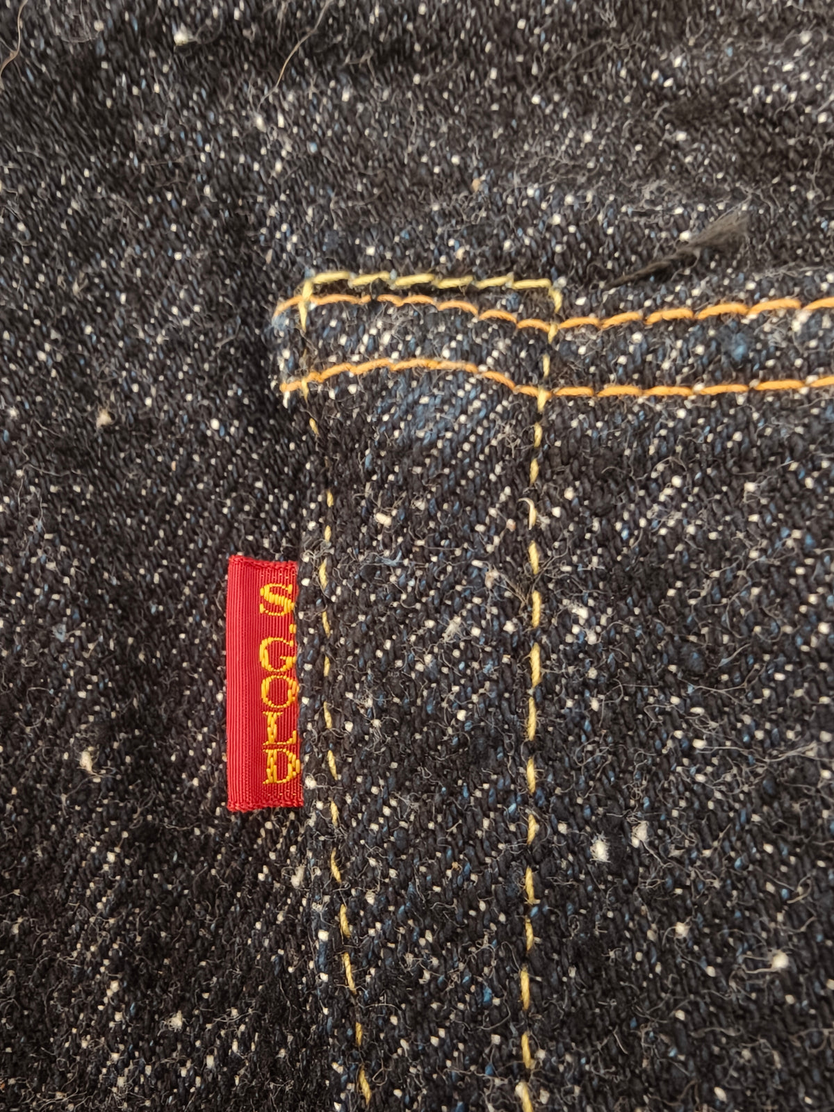 The Strike Gold “Keep Earth” 17oz Natural Indigo Selvedge Jeans – Classic Straight, One-Wash