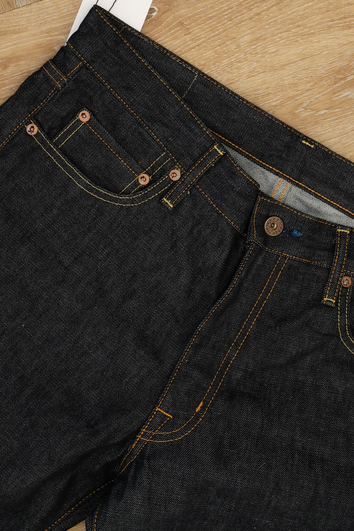 Kamikaze Attack “Boots Zero” 14oz Indigo Bootcut Jeans – One-Wash