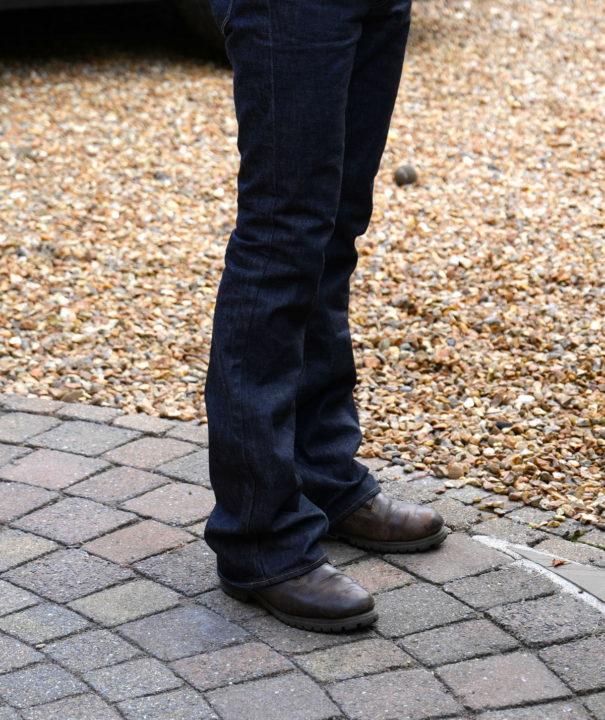 Kamikaze Attack “Boots Zero” 14oz Indigo Bootcut Jeans – One-Wash