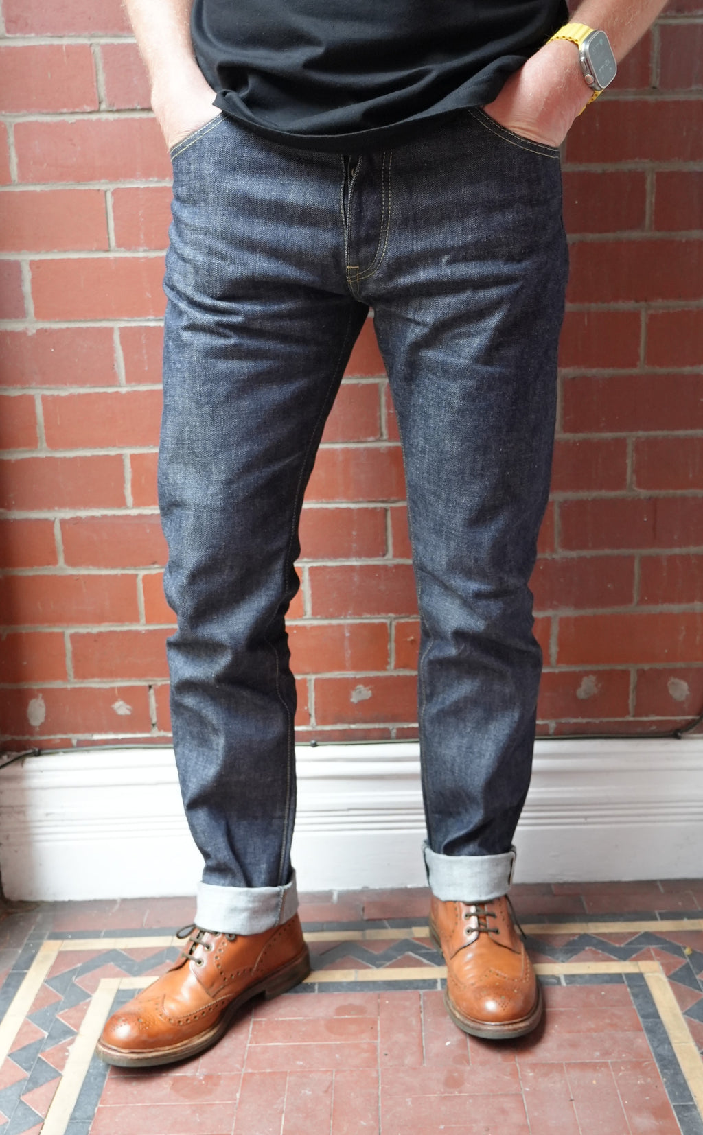 Kamikaze Attack “Mach Kamikaze” 14.21oz Zimbabwe Cotton Selvedge Jeans – Slim Straight, One-Wash