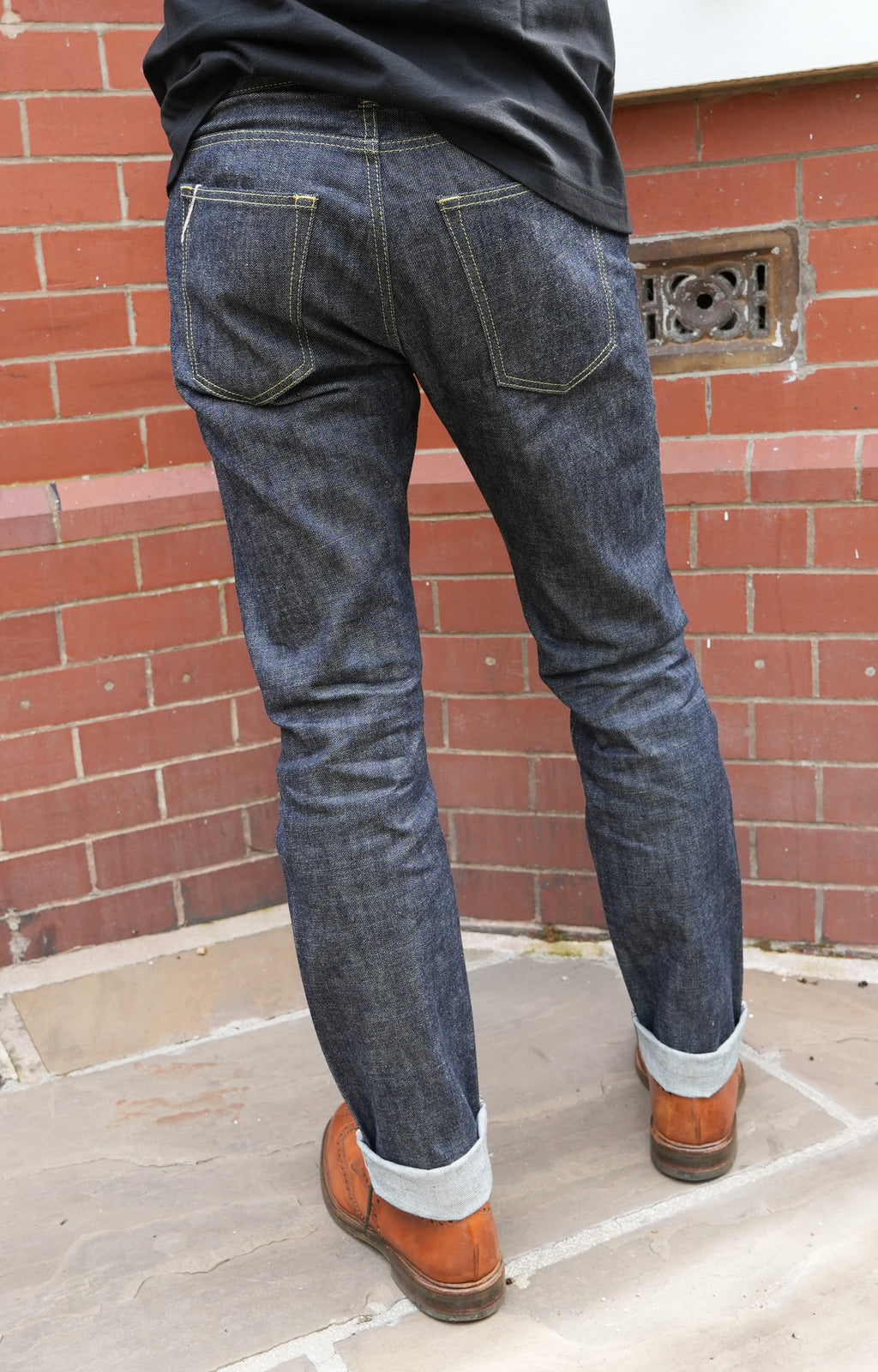 Kamikaze Attack “Mach Kamikaze” 14.21oz Zimbabwe Cotton Selvedge Jeans – Slim Straight, One-Wash