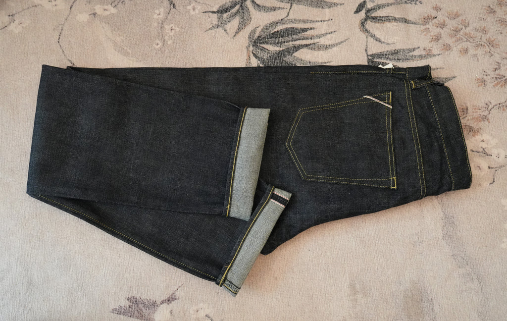 Kamikaze Attack “Mach Kamikaze” 14.21oz Zimbabwe Cotton Selvedge Jeans – Slim Straight, One-Wash