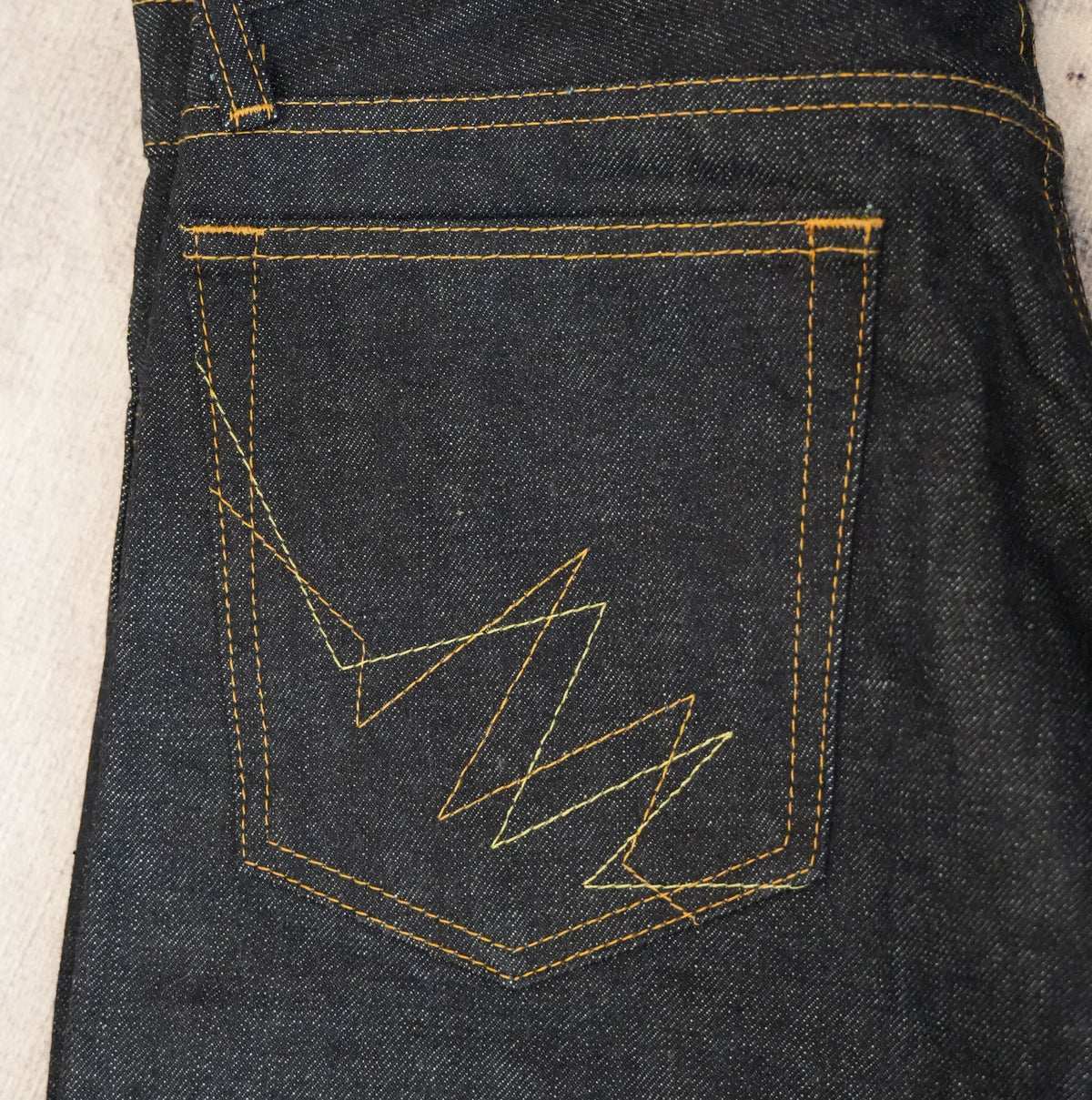 Kamikaze Attack “Home Run” 15.3oz Indigo Selvedge Jeans – Classic Straight, One-Wash