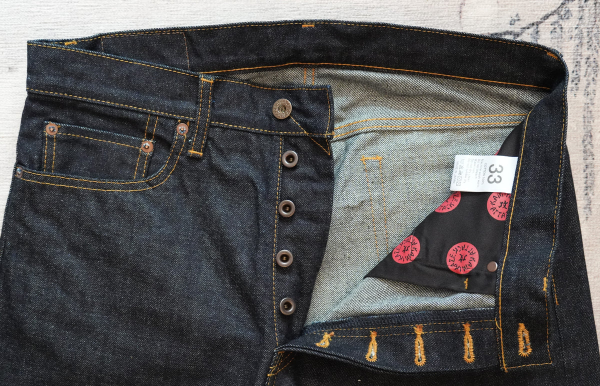 Kamikaze Attack “Home Run” 15.3oz Indigo Selvedge Jeans – Classic Straight, One-Wash