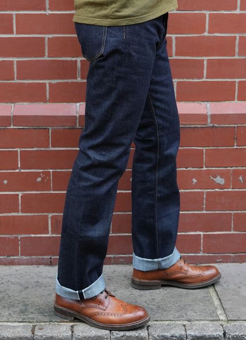 Kamikaze Attack “Home Run” 15.3oz Indigo Selvedge Jeans – Classic Straight, One-Wash